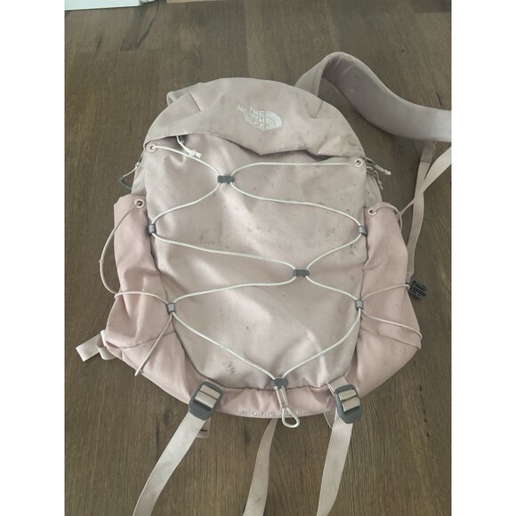 THE NORTH FACE WOMENS BOREALIS BACKPACK PINK MOSS GARDENIA WHITE - Picture 1 of 6